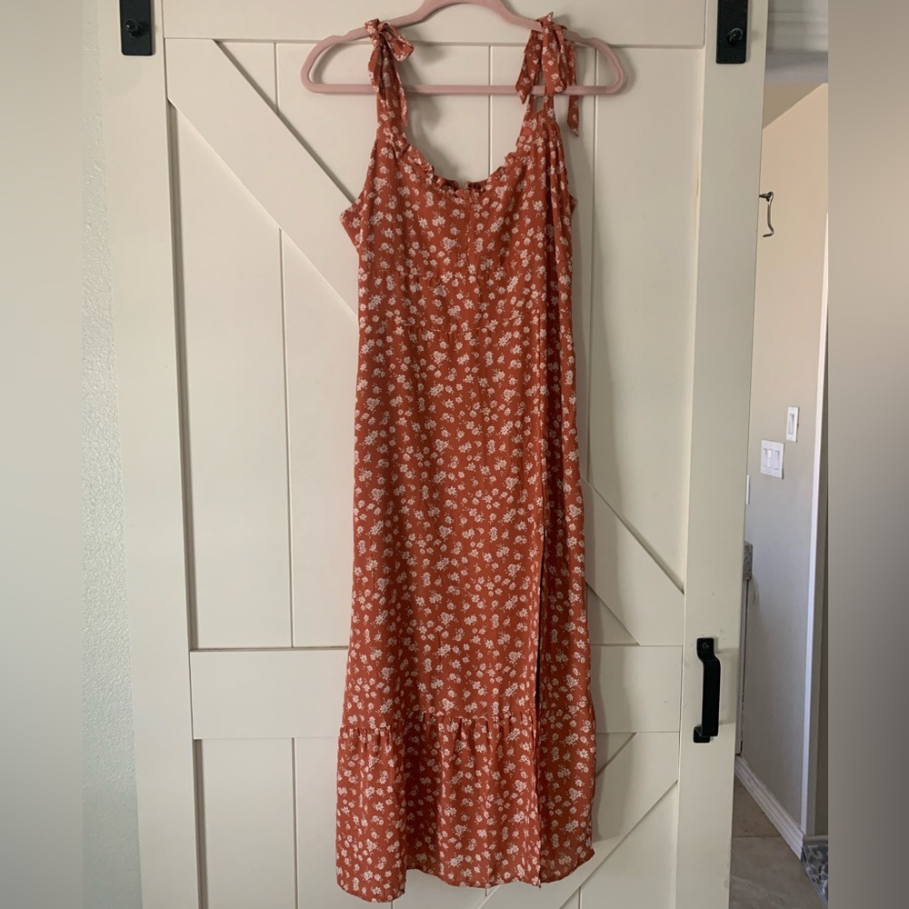 Terracotta Orange Spring/summer dress